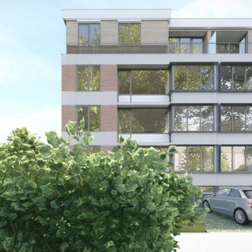 Rendertekening van optoppen in Soest