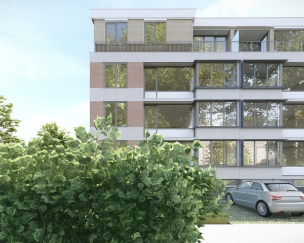 Rendertekening van optoppen in Soest 