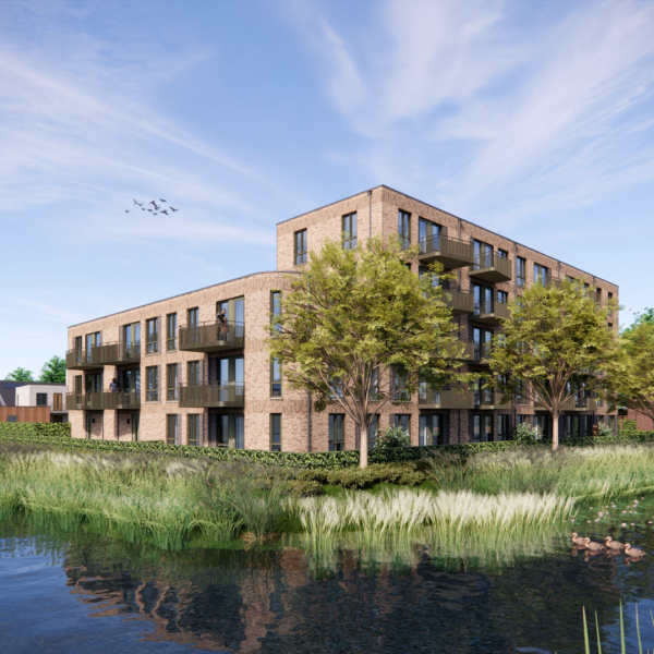 Het Hof Appartementen Voorlopig ontwerp Weusten Liedenbaum architecten 