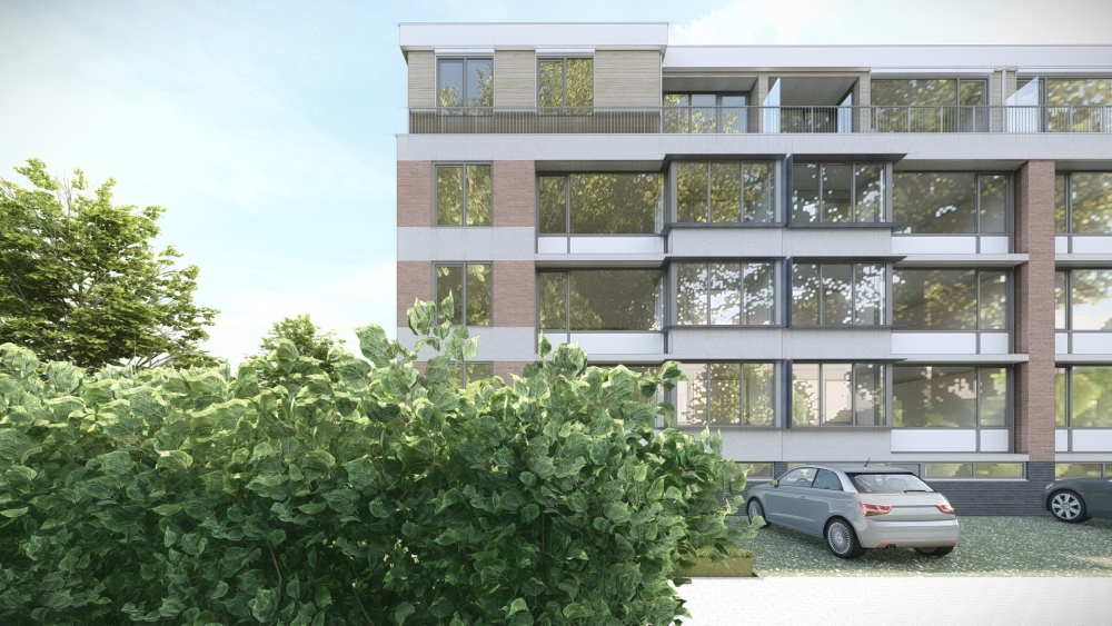 Rendertekening van optoppen in Soest 